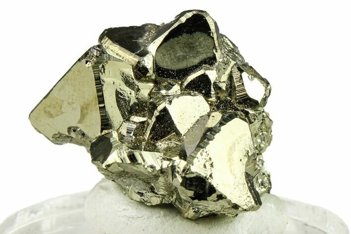 Octahedral Pyrite Crystal Cluster - Peru #301937